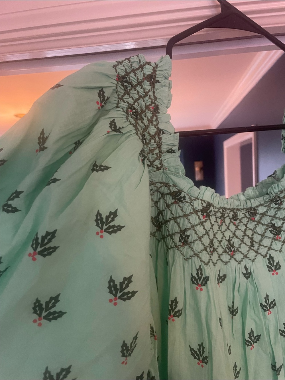 Printfresh Mint Green Embroidered Maxi Dress XL Christmas holiday - Picture 10 of 12
